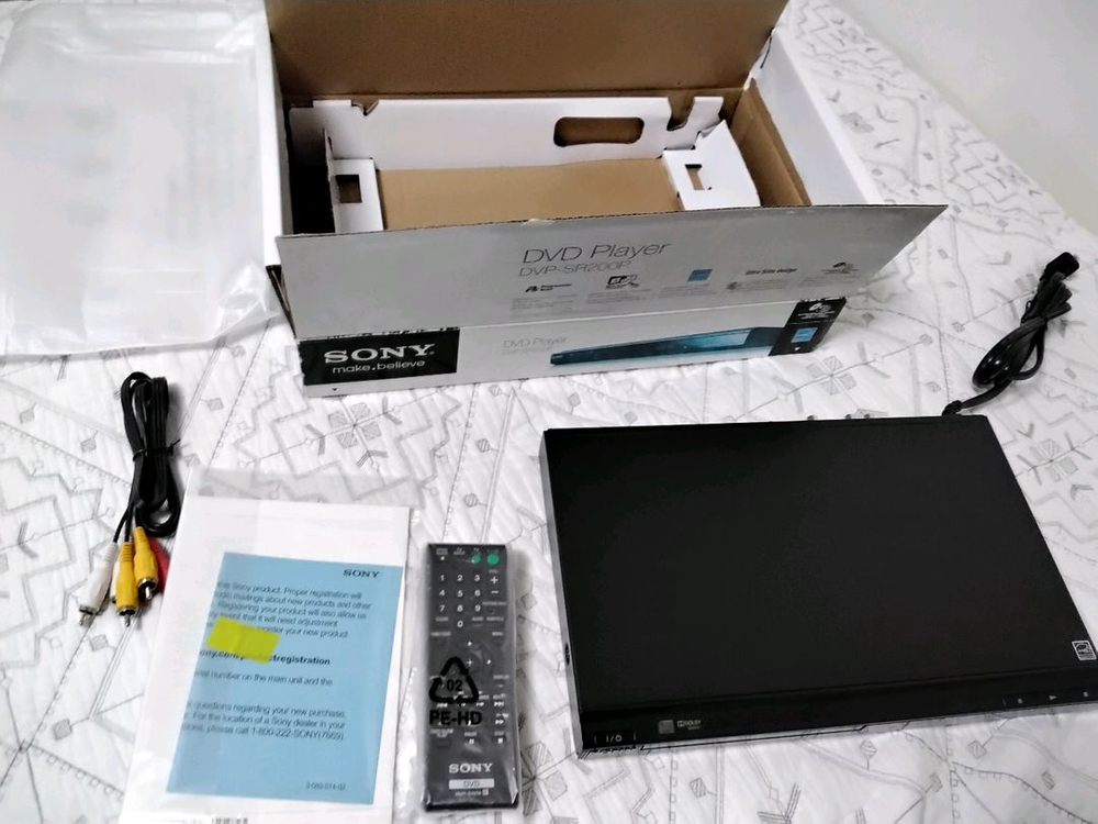소니 DVD 플레이어 DVP-SR200P 미사용품 팝니다 부산 해운대--2