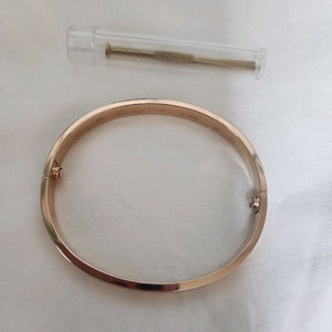 14k 뱅글팔찌/핑크골드:17센티 ~17.5/기본사이즈
