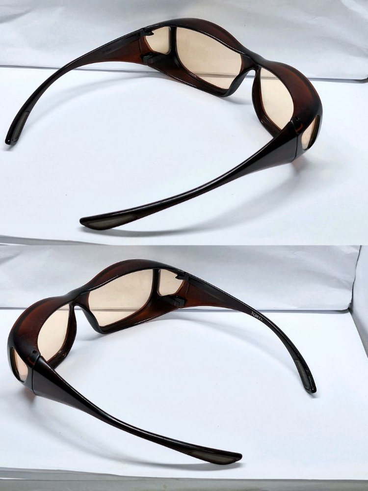 일본 빈티지 고글형 브라운 앰버 선글라스 토카이 레트로 유니트 고프코어 패션 수입 아이웨어 클래식 y2k 스트릿--5