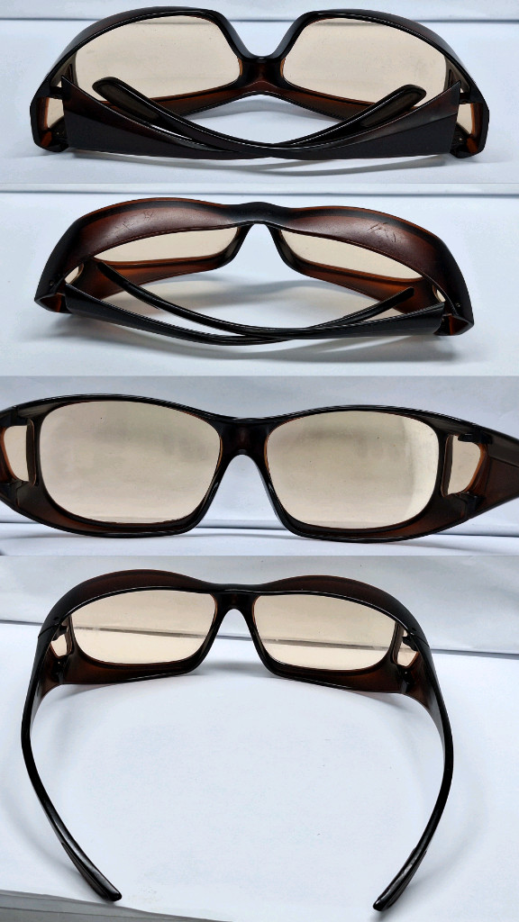 일본 빈티지 고글형 브라운 앰버 선글라스 토카이 레트로 유니트 고프코어 패션 수입 아이웨어 클래식 y2k 스트릿--6