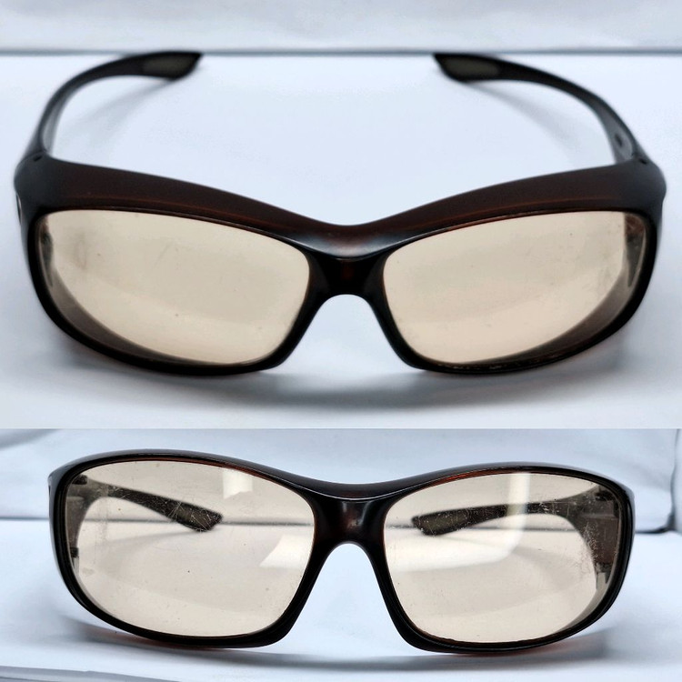 일본 빈티지 고글형 브라운 앰버 선글라스 토카이 레트로 유니트 고프코어 패션 수입 아이웨어 클래식 y2k 스트릿--7