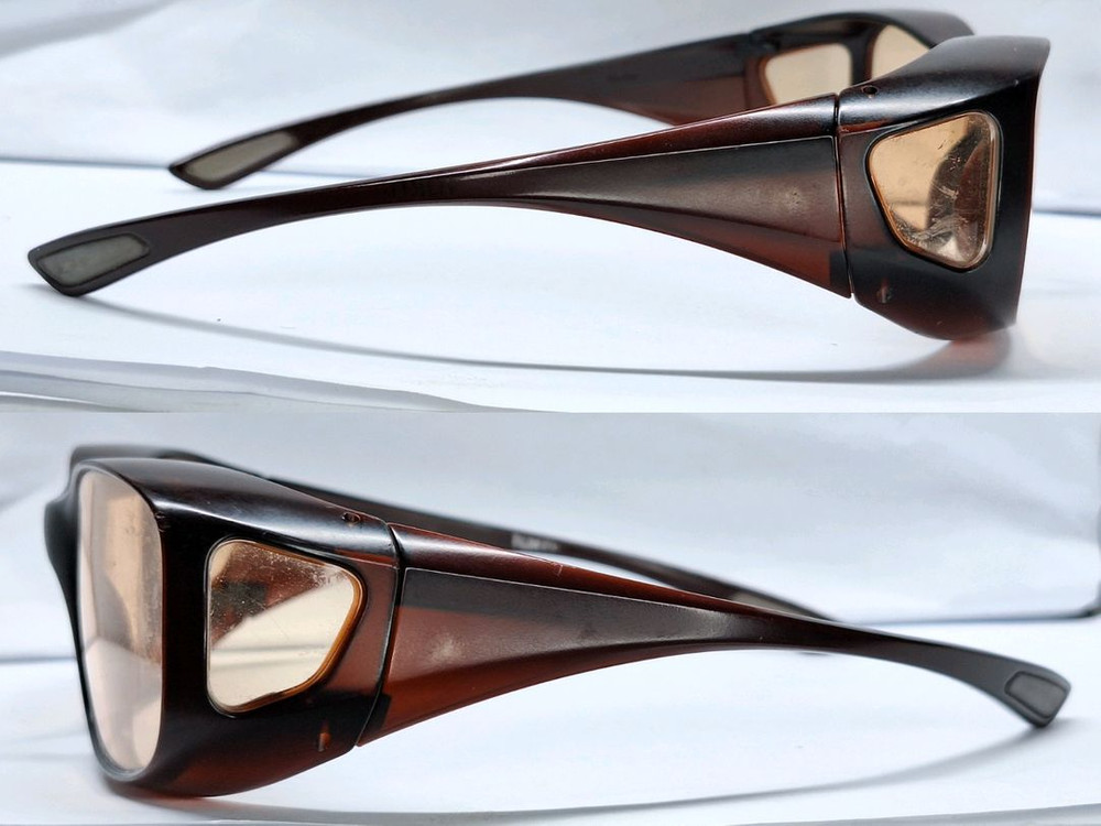 일본 빈티지 고글형 브라운 앰버 선글라스 토카이 레트로 유니트 고프코어 패션 수입 아이웨어 클래식 y2k 스트릿--8