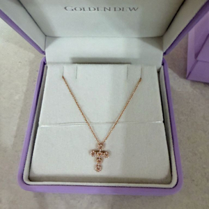 14k 십자가 목걸이