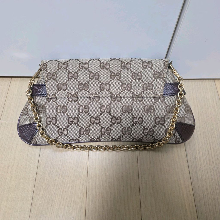 구찌 정품 GG 홀스빗 체인 숄더백--2
