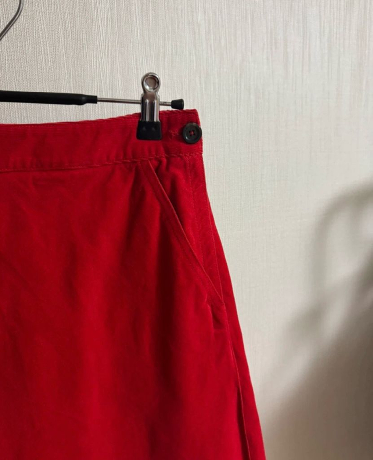 아떼바네사브루노 코듀로이 스커트--1