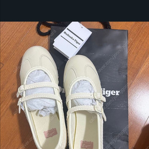 오니츠카타이거 메리제인 크림 240 새상품 박스x