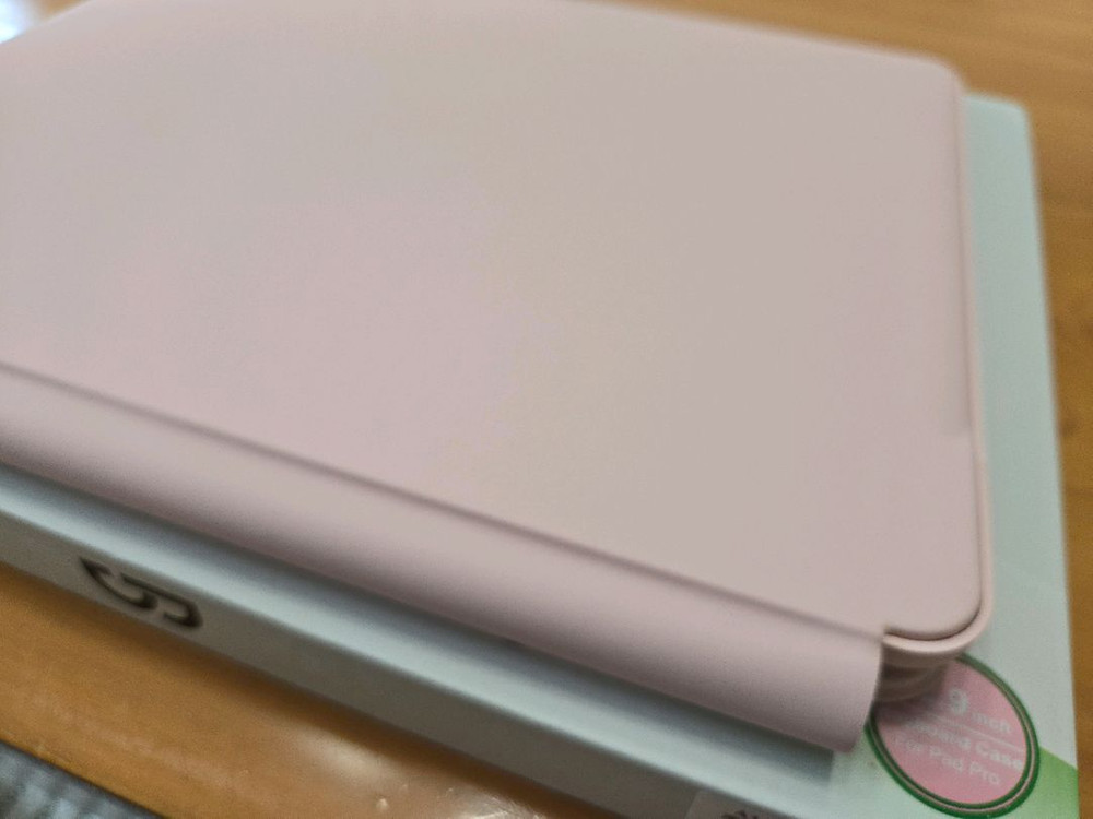 구조독 매직키보드 아이패드 에어13용 A1890 한글각인 핑크 풀박 이미지