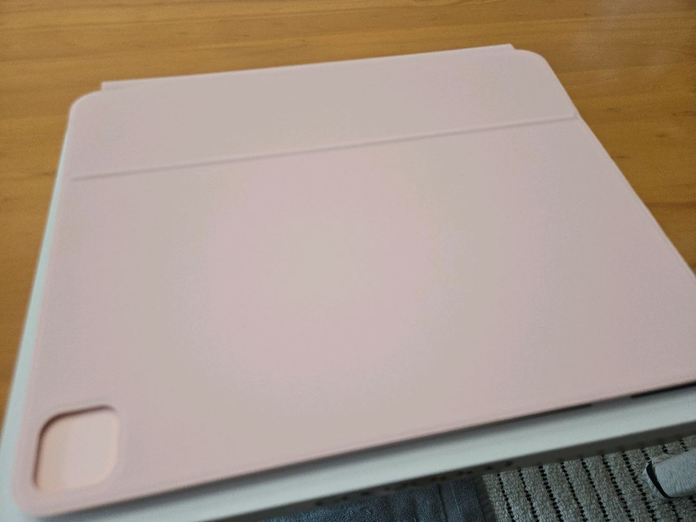 구조독 매직키보드 아이패드 에어13용 A1890 한글각인 핑크 풀박 이미지