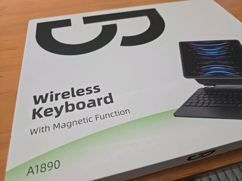 구조독 매직키보드 아이패드 에어13용 A1890 한글각인 핑크 풀박 이미지