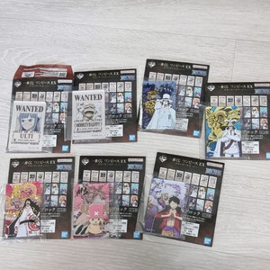 원피스ex 제일복권 G상 아크릴 블록 7개 쿠지 센고쿠 니카루피