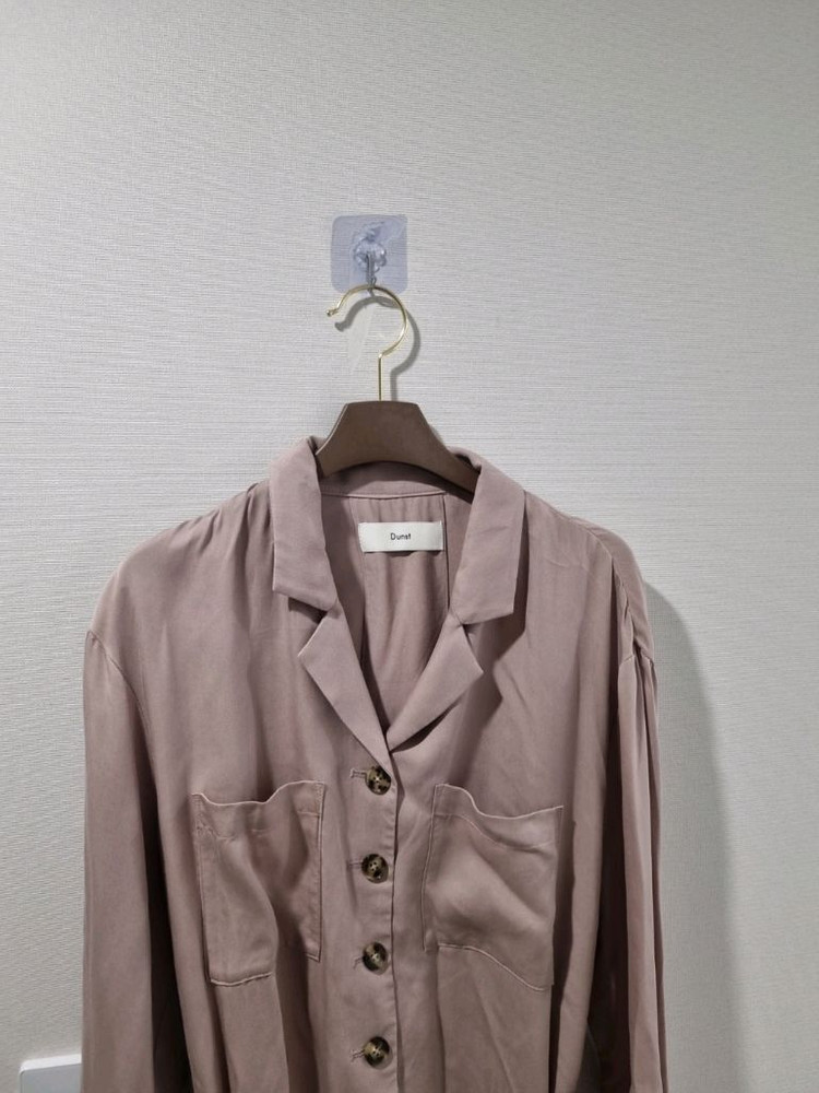 던스트 Dunst 롱 셔츠 원피스--2