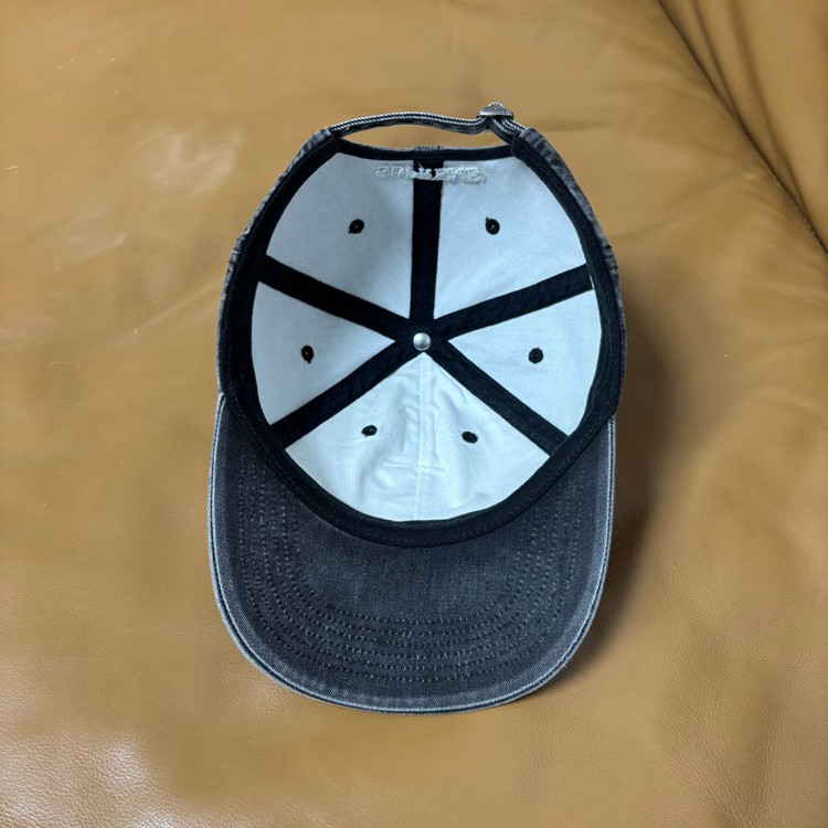 슈프림 S로고 6패널 볼캡 모자 22fw 피그먼트 블랙--5