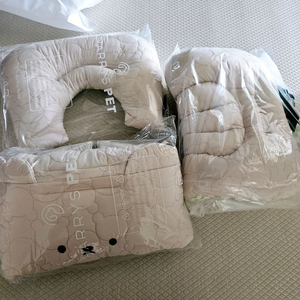 해리스펫 강아지유모차 방석 쿠션 라이너+컴포터+볼스터 (베리모어 투웨이 아이보리&민트)