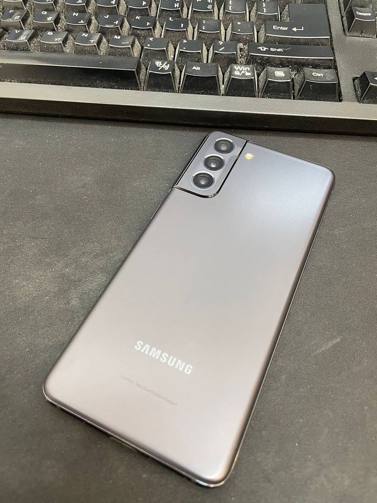 갤럭시S21 그레이 256GB 무잔상 상태좋은 중고22만1000원팝니다--0