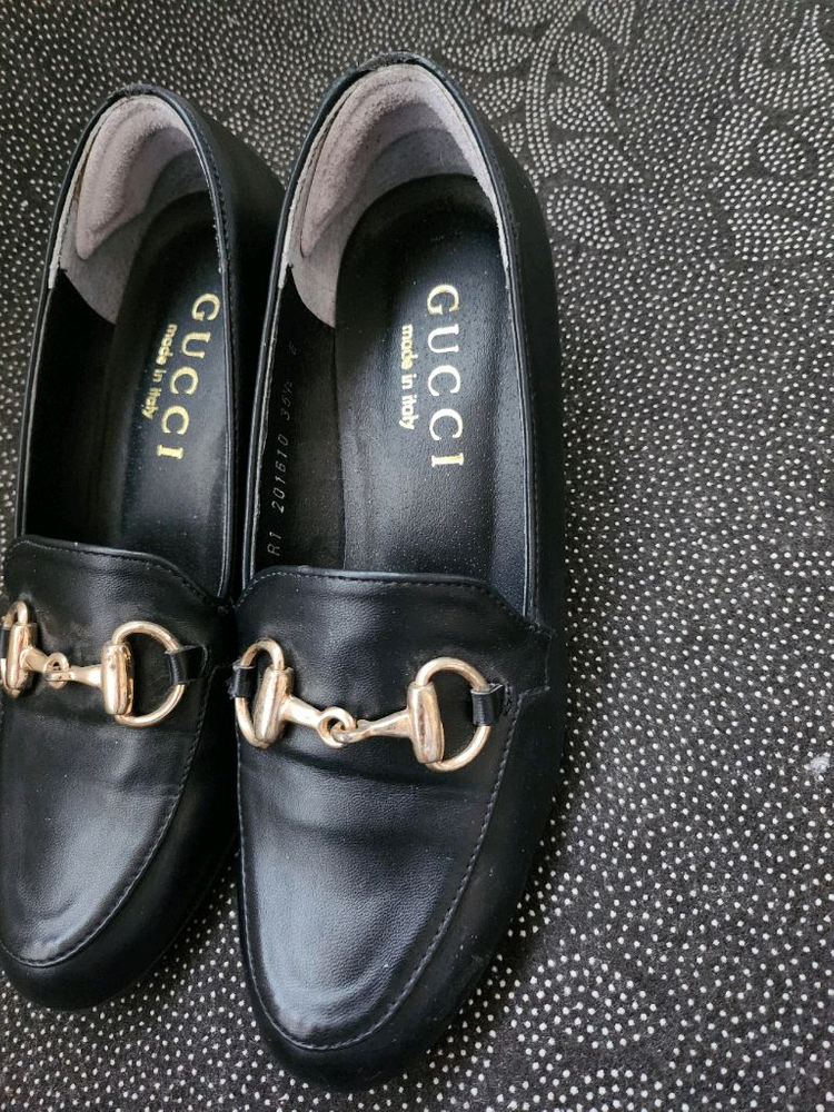구찌 정품 구두--1