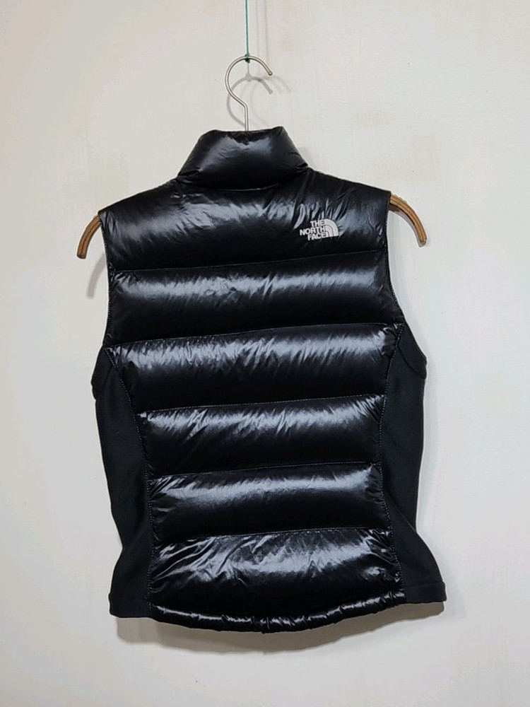 (S) 노스페이스 거위털 패딩조끼 블랙 구스다운 베스트 서밋시리즈--6