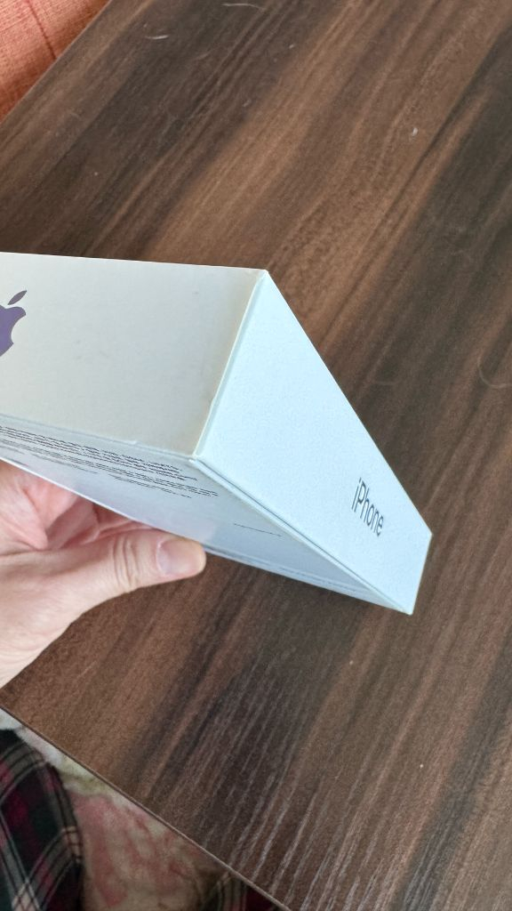아이폰12퍼플 128GB 정품상자와 정품 케이블--6