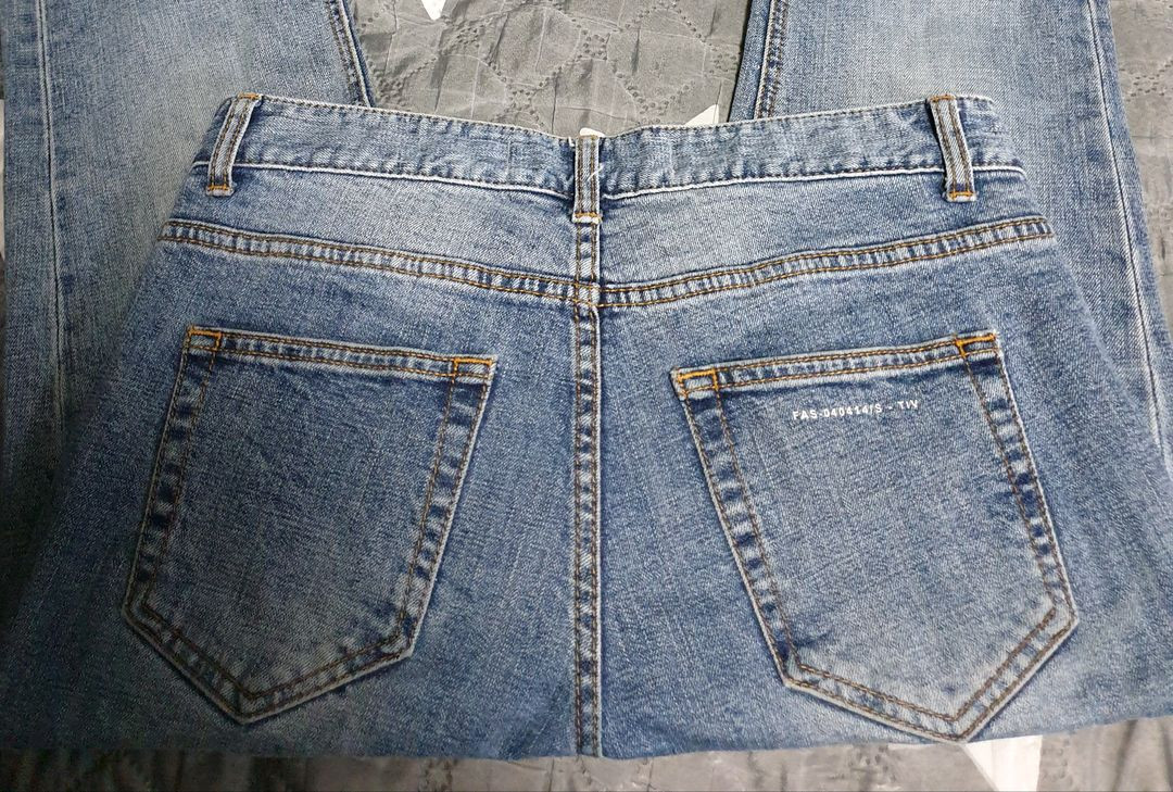 페이탈리즘 FAS-040414/S 그리쉬 블루 크롭 데님팬츠 (32) 이미지