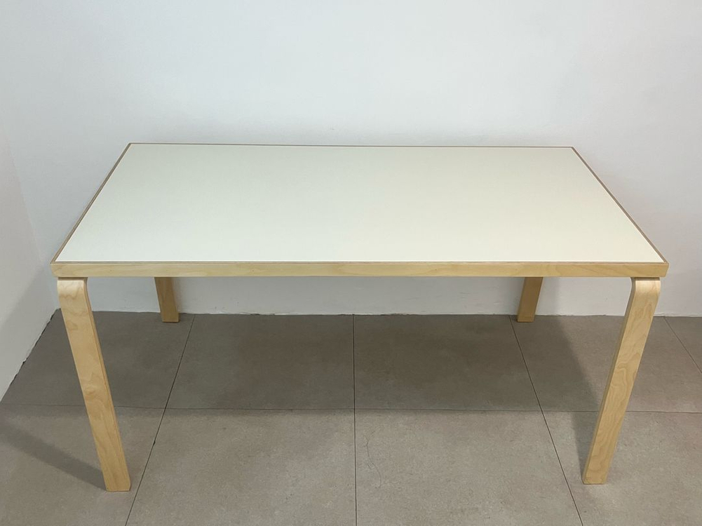 벤트 우드 엣지 테이블 (아이보리) 1400 이미지