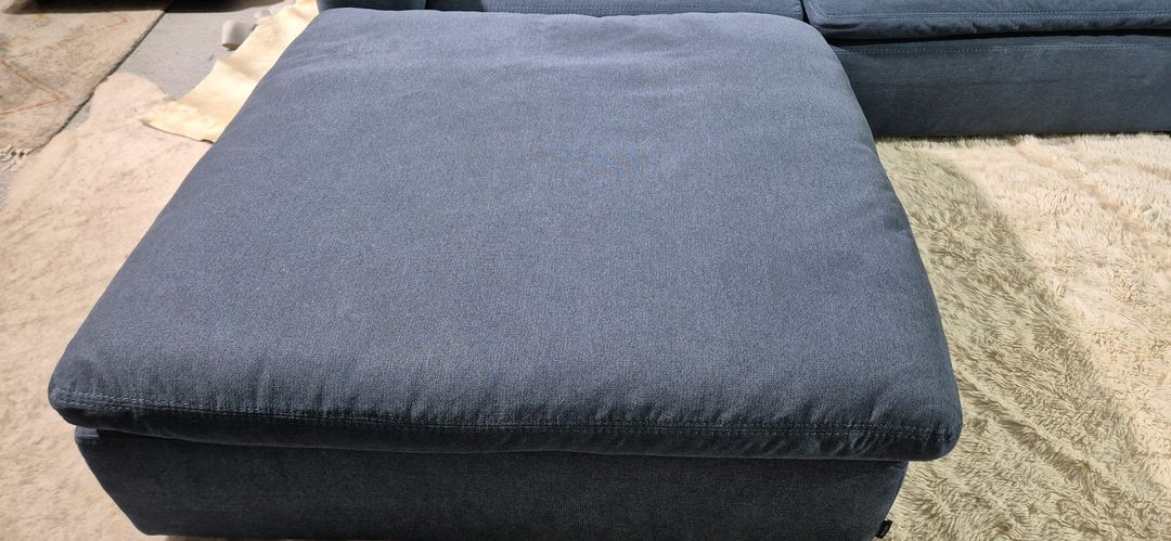 까사미아 캄포 클래식 블루 4인 소파+스툴(커버세탁완료--8