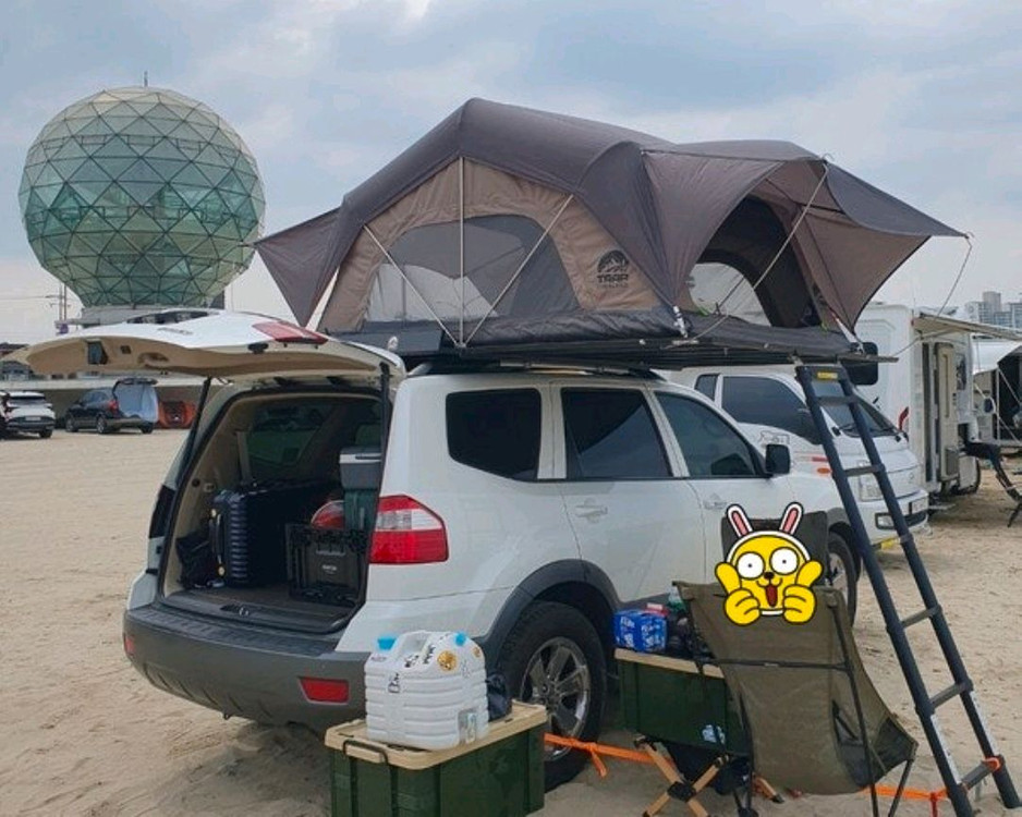 트랩오버랜트 N-trip 4p 루프탑텐트--4