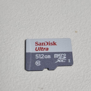 샌디스크 울트라 마이크로 SD 512GB 1회 사용품