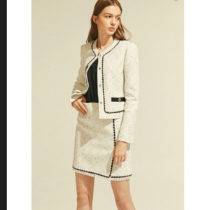 끌로디피에르 트위드 자켓