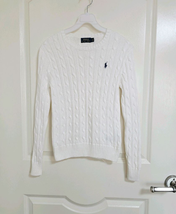 폴로 랄프로렌 꽈배기 니트--9