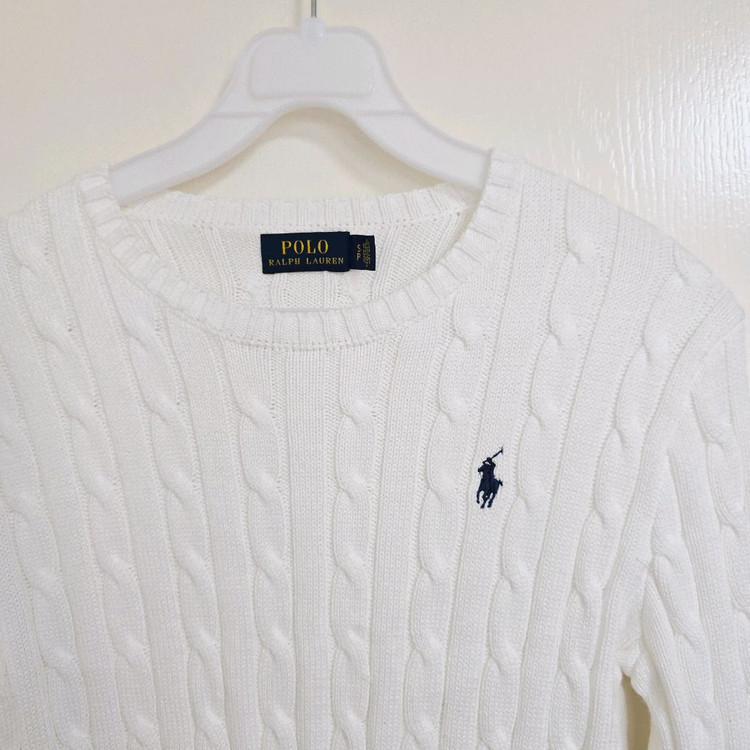 폴로 랄프로렌 꽈배기 니트--2