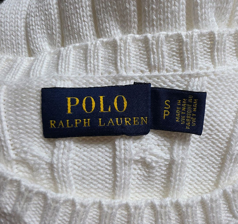 폴로 랄프로렌 꽈배기 니트--4