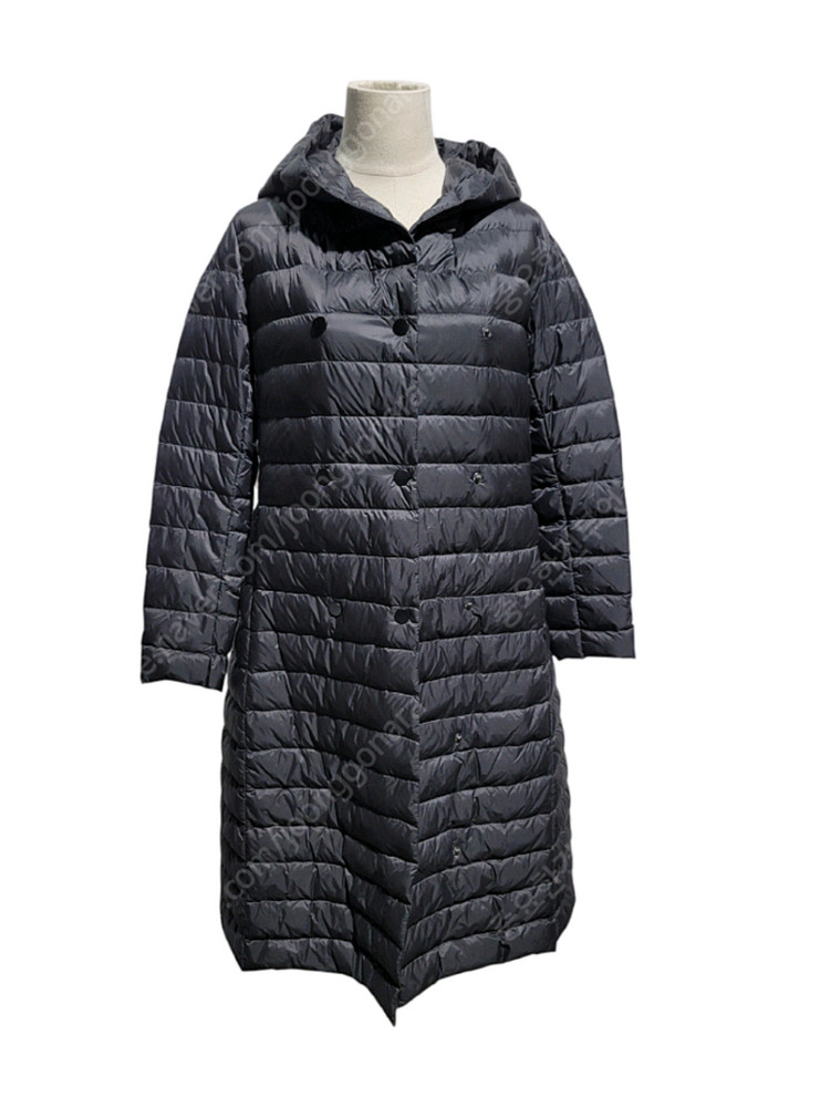 봄 가을 초겨울 환절기 가벼운 경량패딩 덕다운 롱패딩 검정색--5