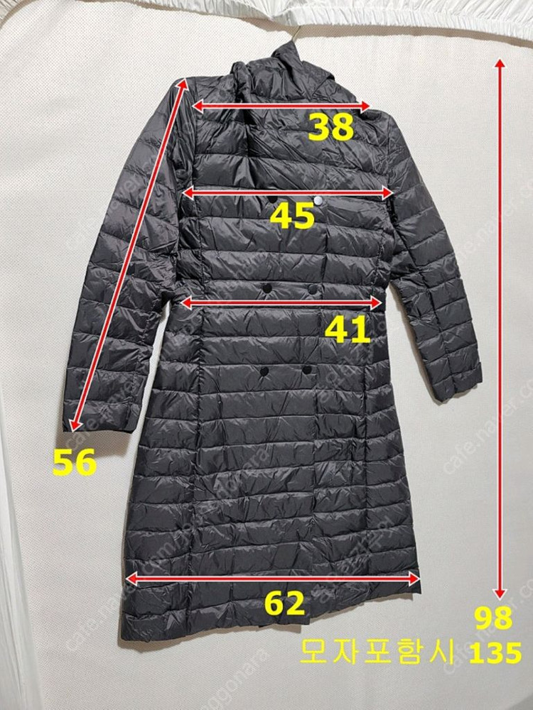 봄 가을 초겨울 환절기 가벼운 경량패딩 덕다운 롱패딩 검정색--9