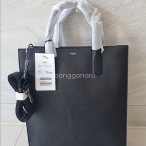 헤지스 악세서리 남성 populet 단색 소가죽 토트백