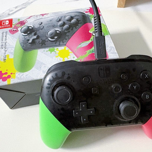 스위치 스플래툰2 프로컨트롤러 이미지