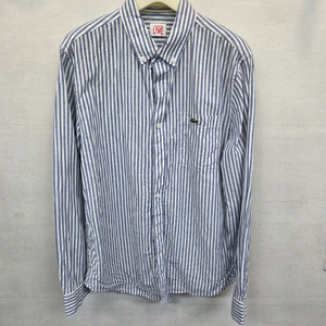 라코스테 라이브 린넨 스트라이프 셔츠 긴팔 m