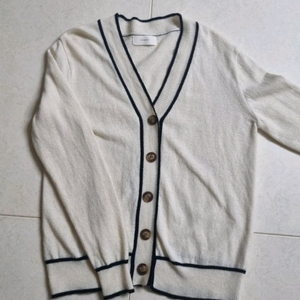 여성 아이보리 니트 가디건 66사이즈 이미지