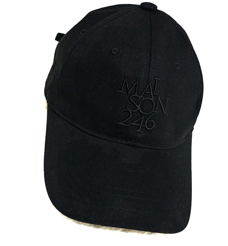 메종246 볼캡 블랙--1