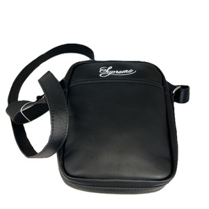 슈프림 레더 숄더백 블랙