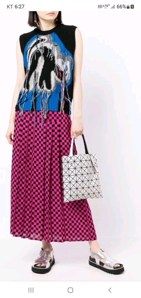 바오바오백 프리즘 미니 토트백 새상품급 정품(보증서O)구찌프라다루이비통디올고야드샤넬셀린느보테가버버리발렌시아가가방--0