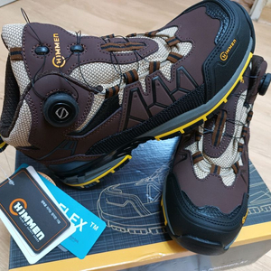 힘맨 안전화 절연화 270 소가죽 에어메쉬 박스새제품