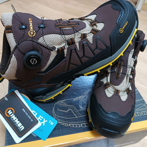 힘맨 안전화 절연화 270 소가죽 에어메쉬 박스새제품