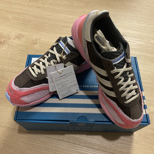 아디다스 x 배드 버니 아디제로 SL 72 브라운 클리어 핑크