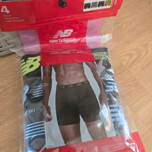 뉴발란스 맨 스탠다드 퍼포먼스 노플라이 복서 브리프, 새것 3장,