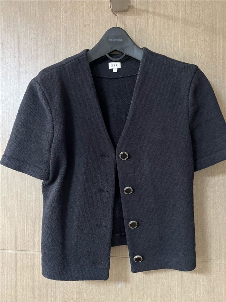 시에 로쉐 니트 하프 자켓 s--2