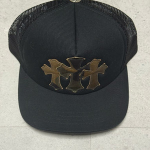 [os] 크롬하츠 세메터리 카모 크로스 패치 매쉬캡 블랙