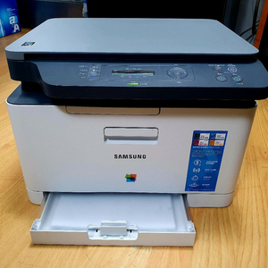 삼성 컬러 레이저 복합기 SL-C565W (최신모델, 토너 및 부품잔량 : 각100%)