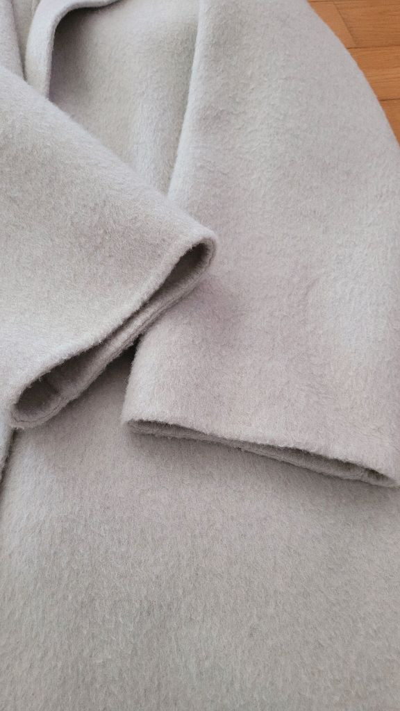 시어드 브러쉬 코트 아이보리--2