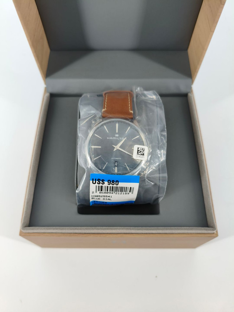 [새상품/시계] 해밀턴 재즈마스터 씬라인 오토매틱 40mm (H38525541)--9