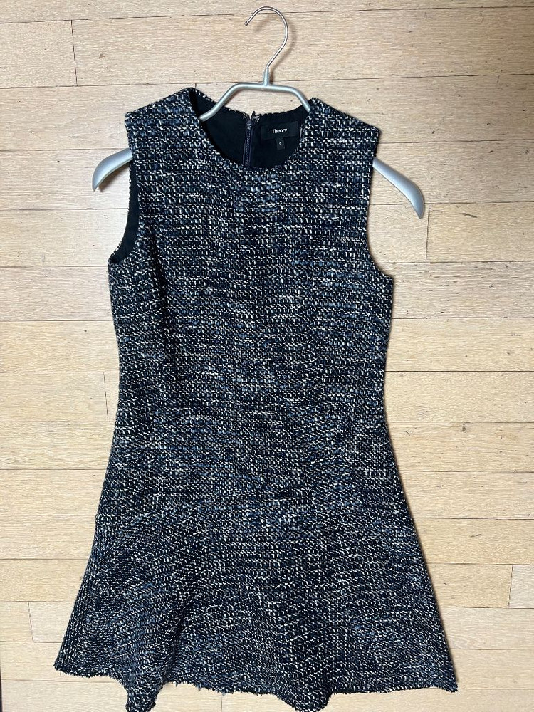 띠어리 트위드 원피스 theory--3