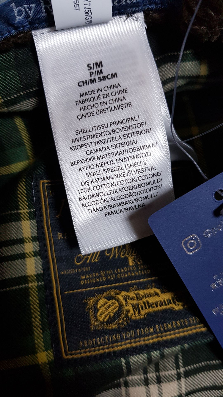 [새상품/S/M] 폴로 오일클로스 코듀로이 버킷햇 팝니다.--3